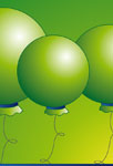 Ballons verts