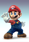 Mario prêt à combattre