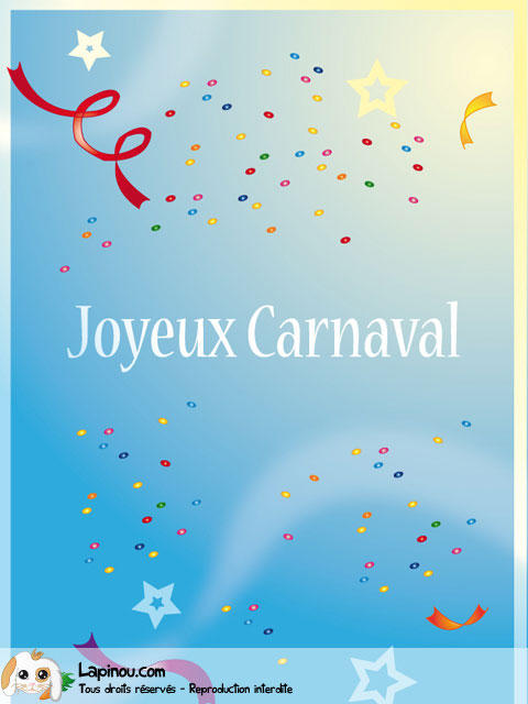 Confettis de carnaval