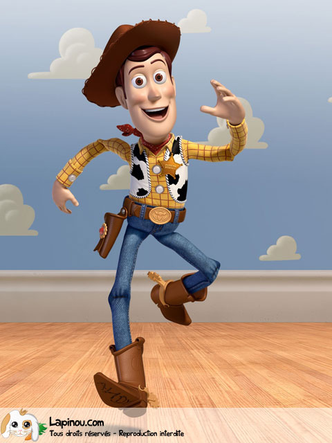 Woody qui court