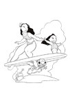 Lilo et Stitch en surf