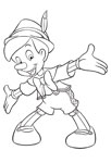 Pinocchio accueillant