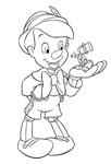 Pinocchio et Jiminy