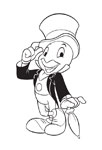 Jiminy avec son chapeau