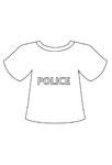 T-shirt de police