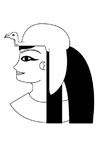 Egyptienne de profil