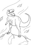 Tyrannosaure furieux