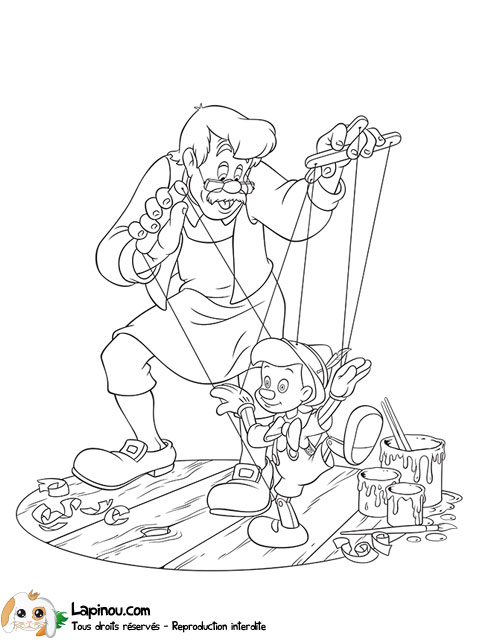 Pinocchio et Gepetto
