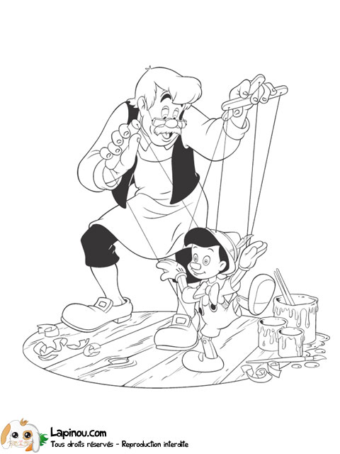 Pinocchio et son papa