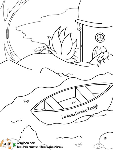 Barque sur l'eau