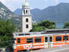 Ancien train à Lugano