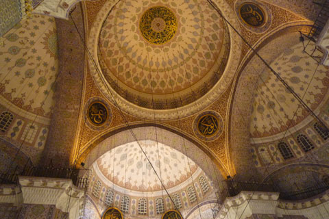 Plafonds de la Nouvelle mosquée