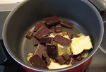Etape 1 : Chocolat et beurre