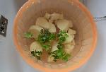 Etape 1 : Patates et persil